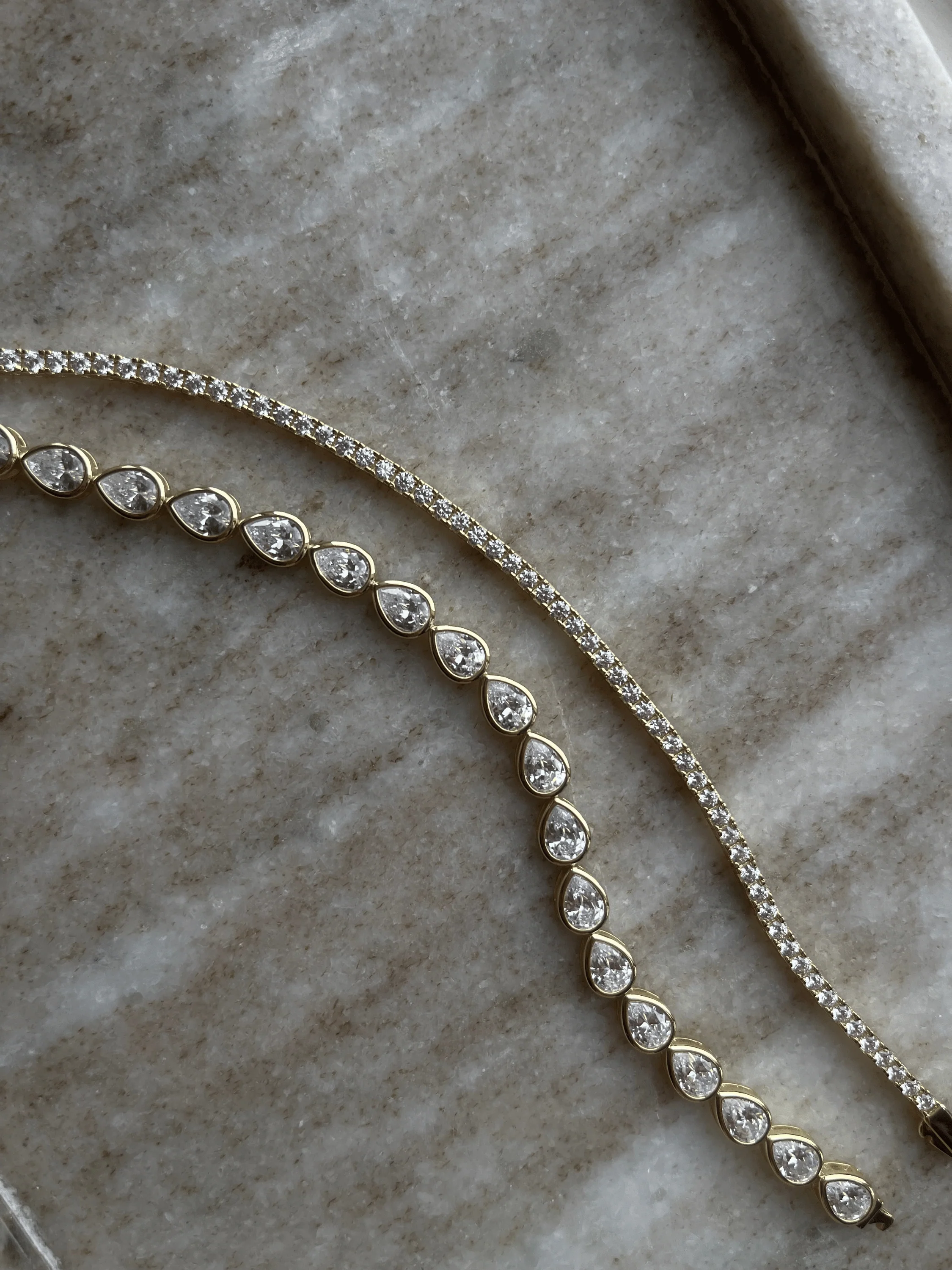 Constance Pear Tennis Bracelet - Image 5