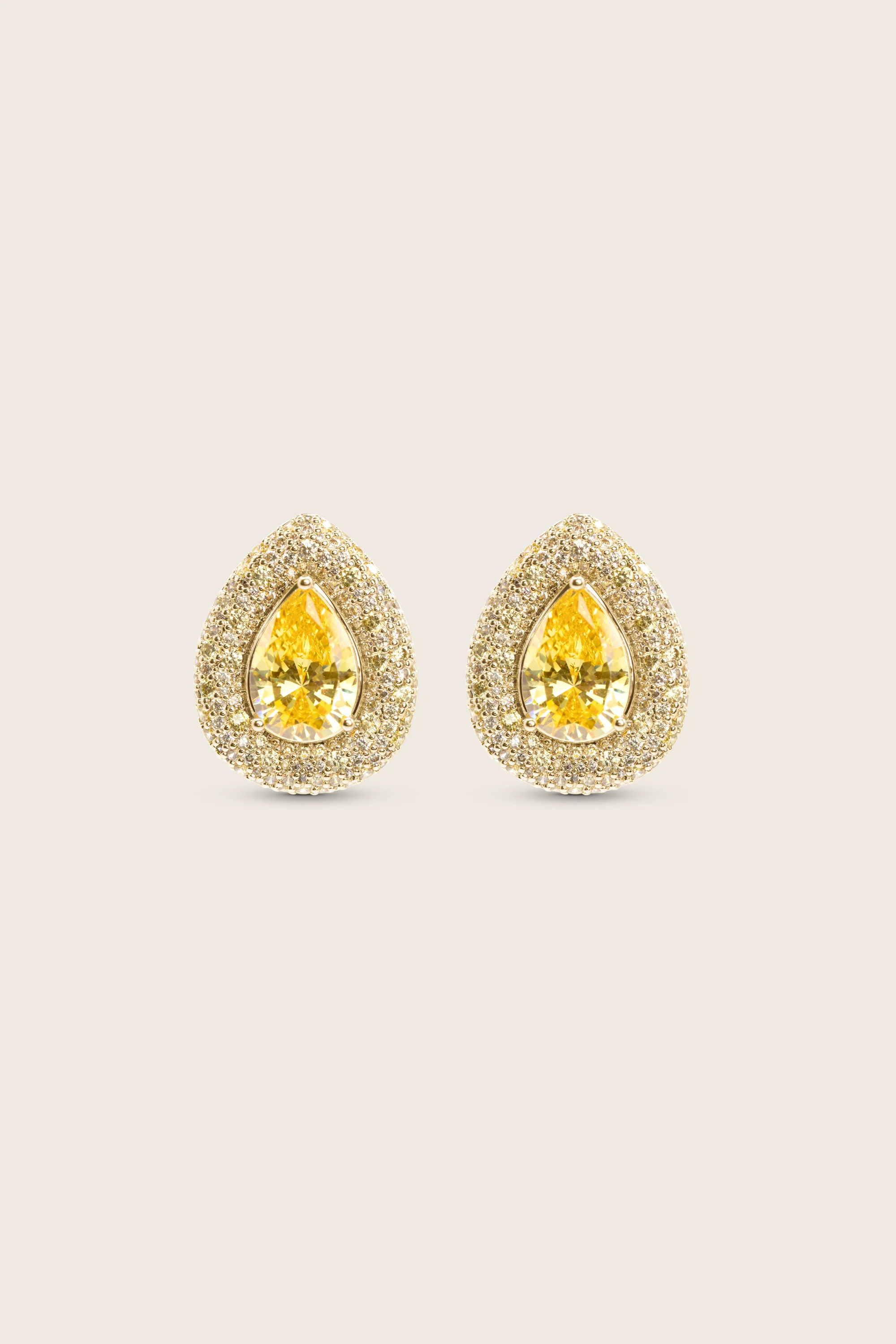 Desirée Pear Earrings - Lemon Drop - Image 2