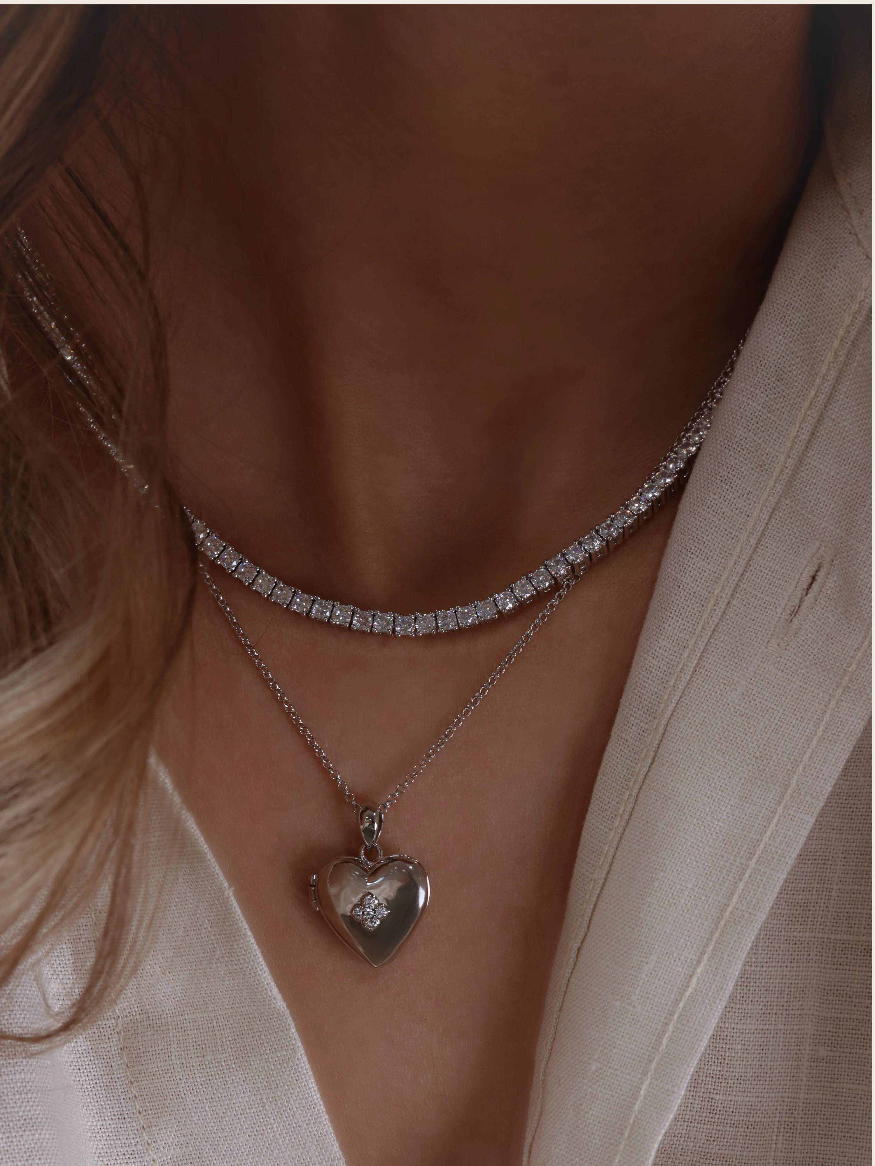 Love Locket Hydrangea Necklace - Image 3