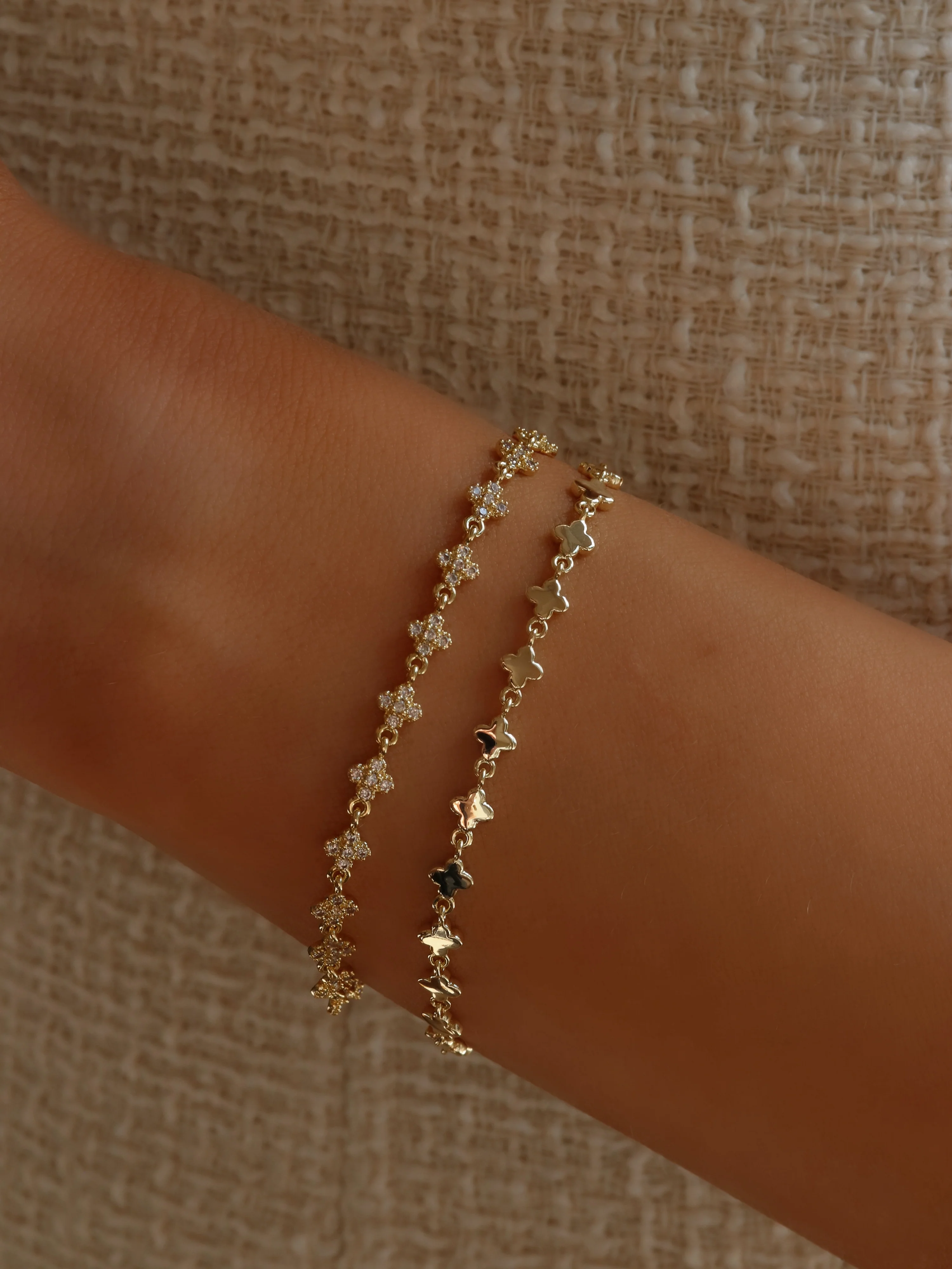 Micro Hydrangea Bracelet - Pavé - Image 3