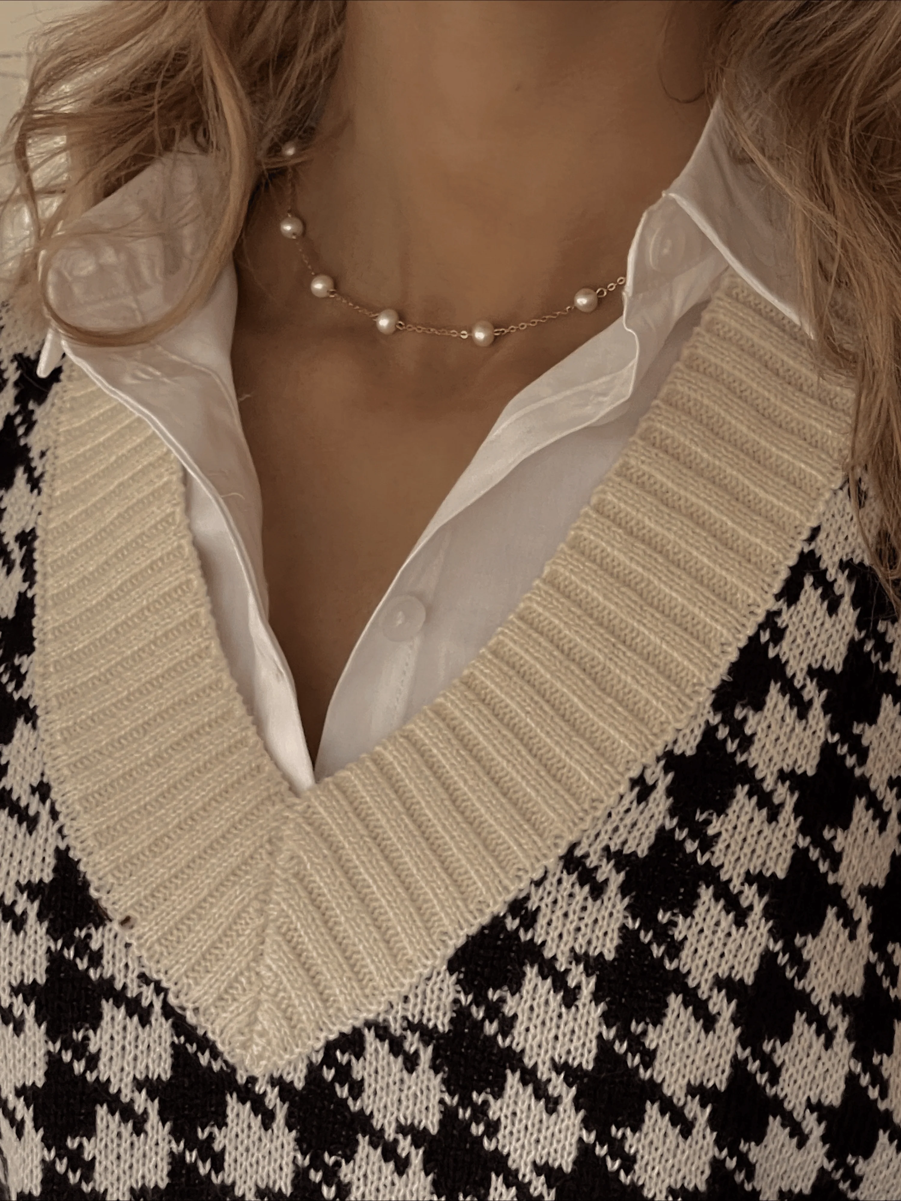 Sophia Mini Freshwater Pearl Choker - Image 3
